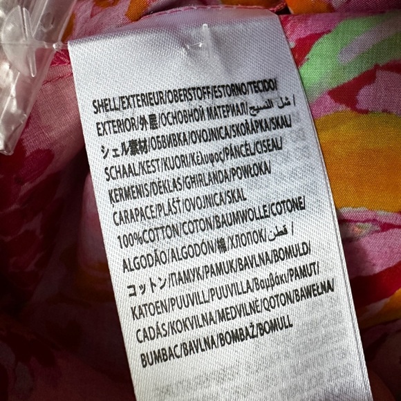 NWT Farm Rio x Anthropologie XXS Long-Sleeve Printed Collared Romper - Picture 12 of 12